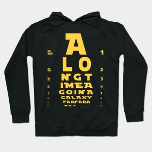 Snellen Chart Wars Hoodie